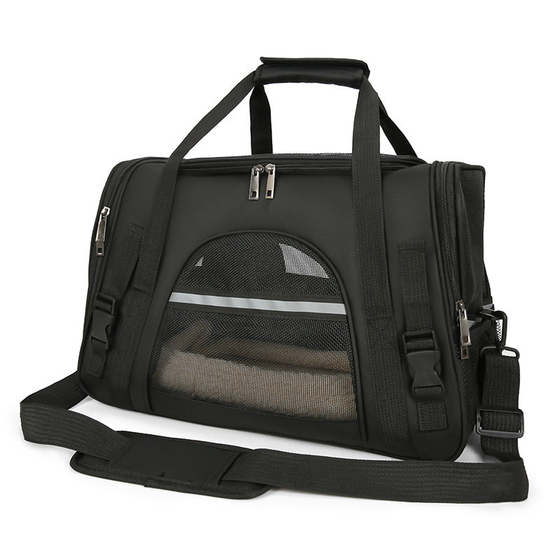 New pet bag portable cat bag dog outing bag crossbody pet bag Breathable Pet Car Bag