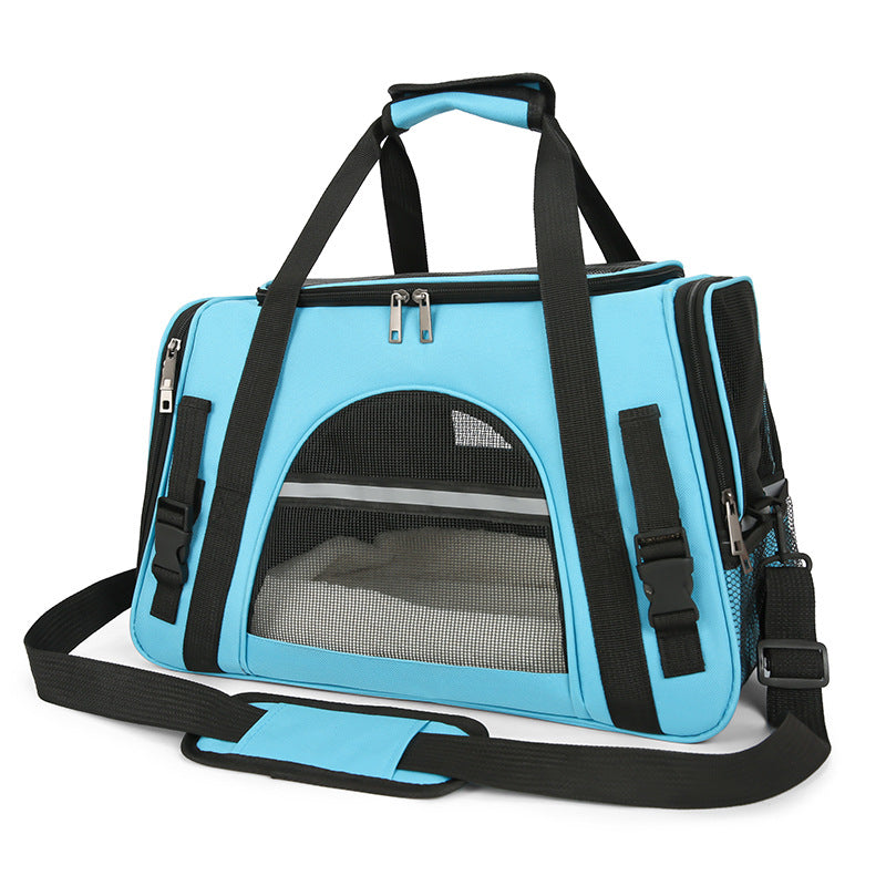 New pet bag portable cat bag dog outing bag crossbody pet bag Breathable Pet Car Bag