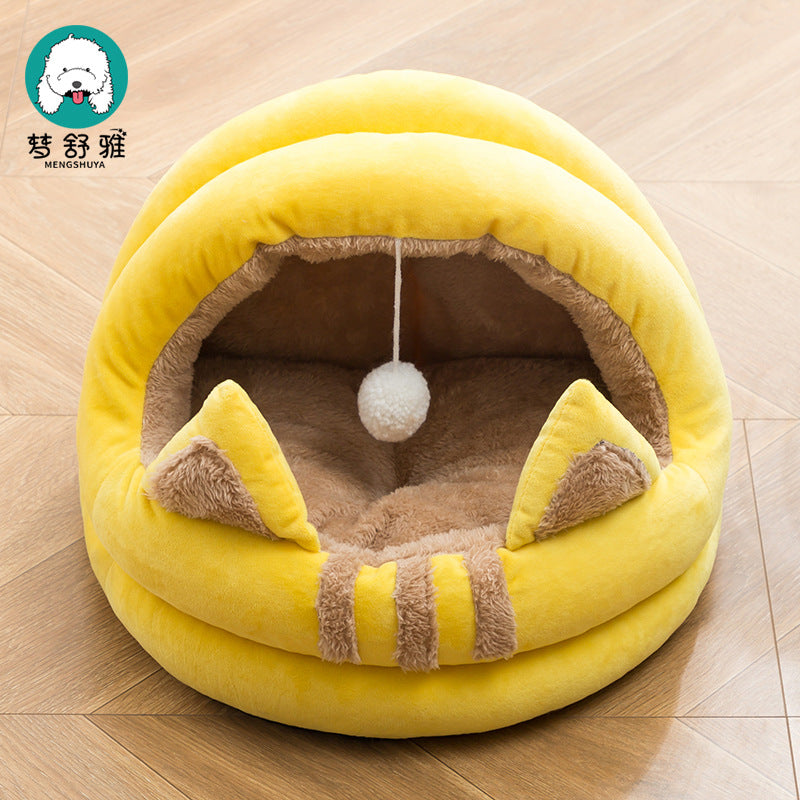 Manufacturer Cat Litter Pet Semi-closed Pet House Dog Bed Cat House Wholesale