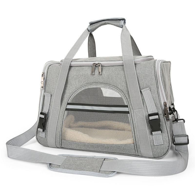 New pet bag portable cat bag dog outing bag crossbody pet bag Breathable Pet Car Bag