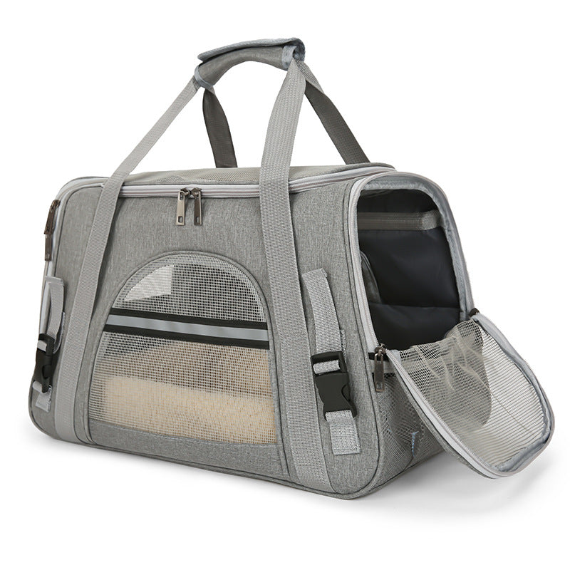 New pet bag portable cat bag dog outing bag crossbody pet bag Breathable Pet Car Bag