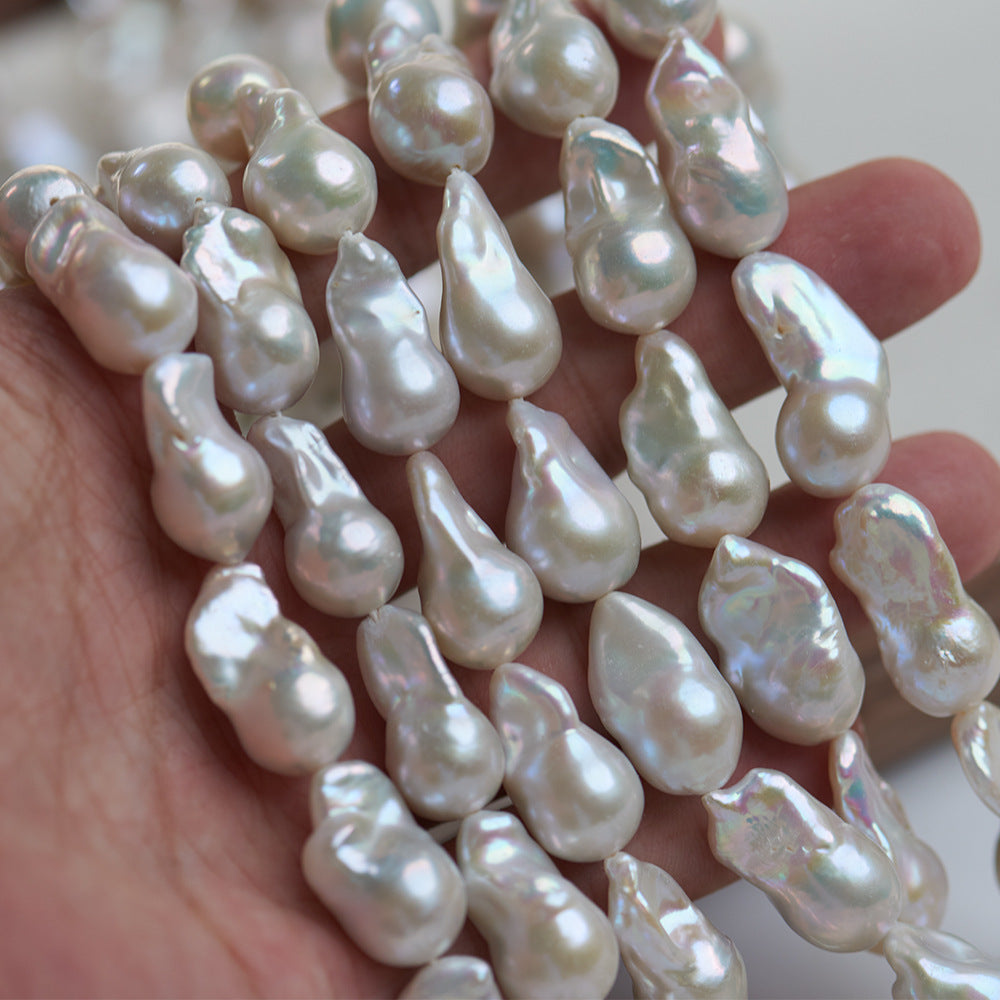 Customized Baroque pearl loose bead special-shaped pearl necklace light freshwater pearl necklace pearl bracelet